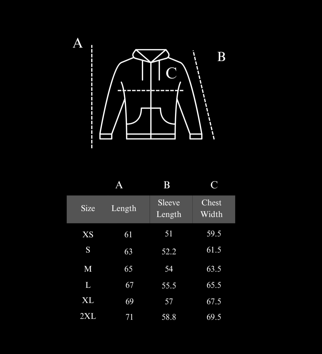 SD zip-up hoodie