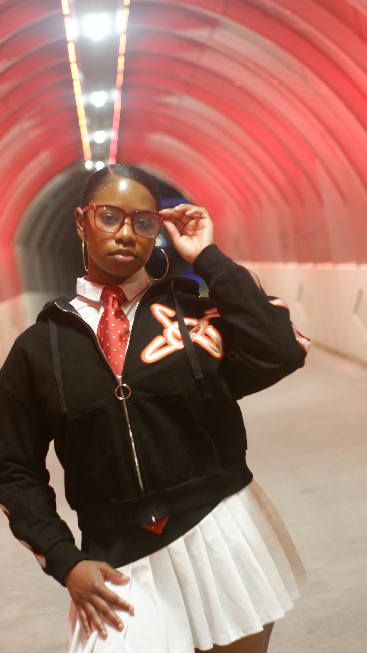 SD zip-up hoodie