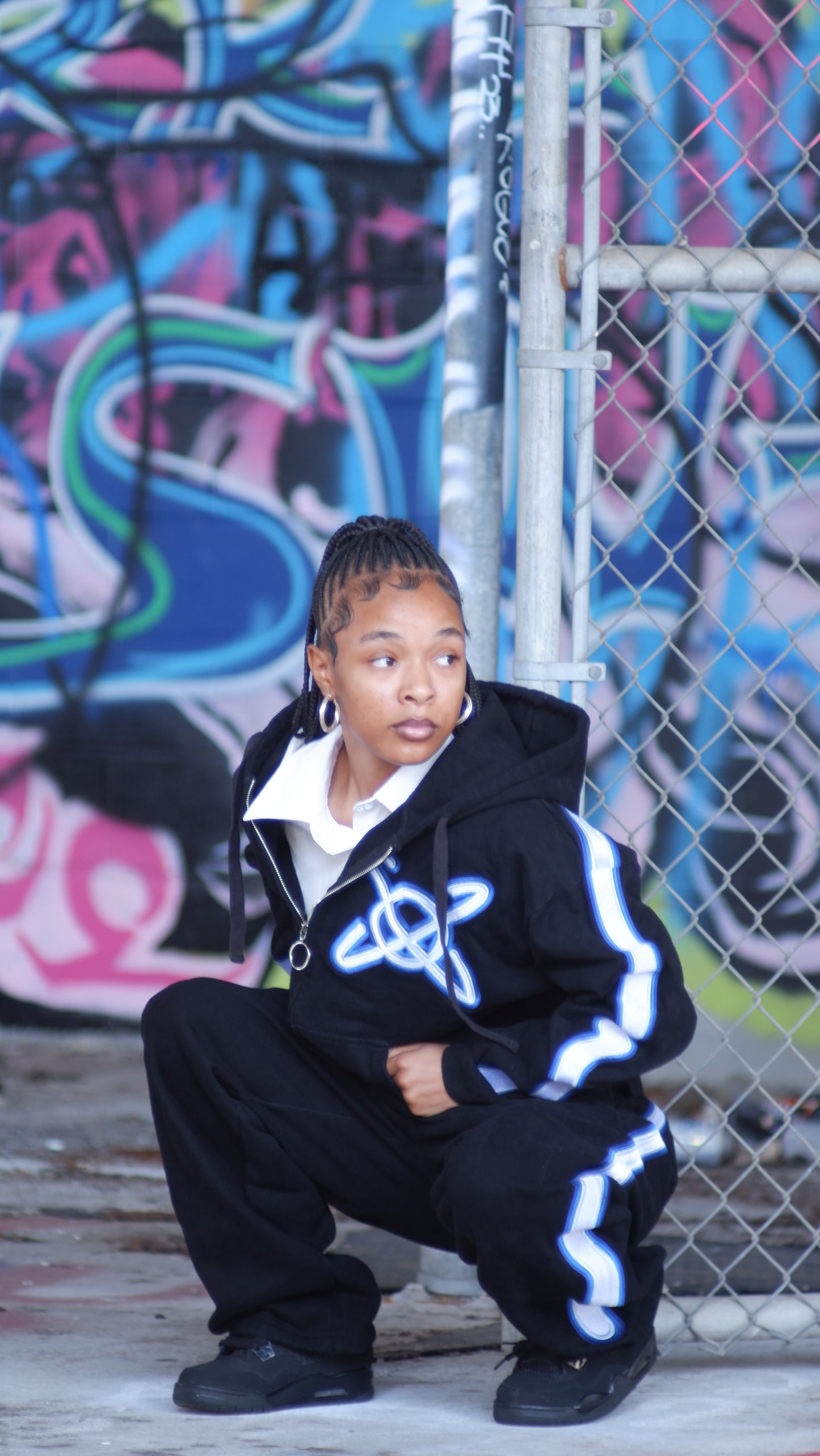 SD sweatpants blue